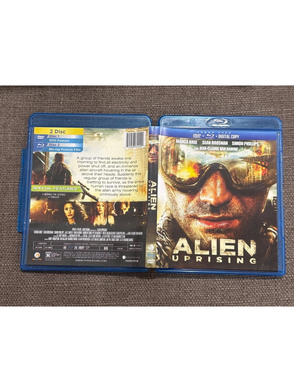 Alien Uprising (Blu-ray/DVD, 2013, 2-Disc Set)